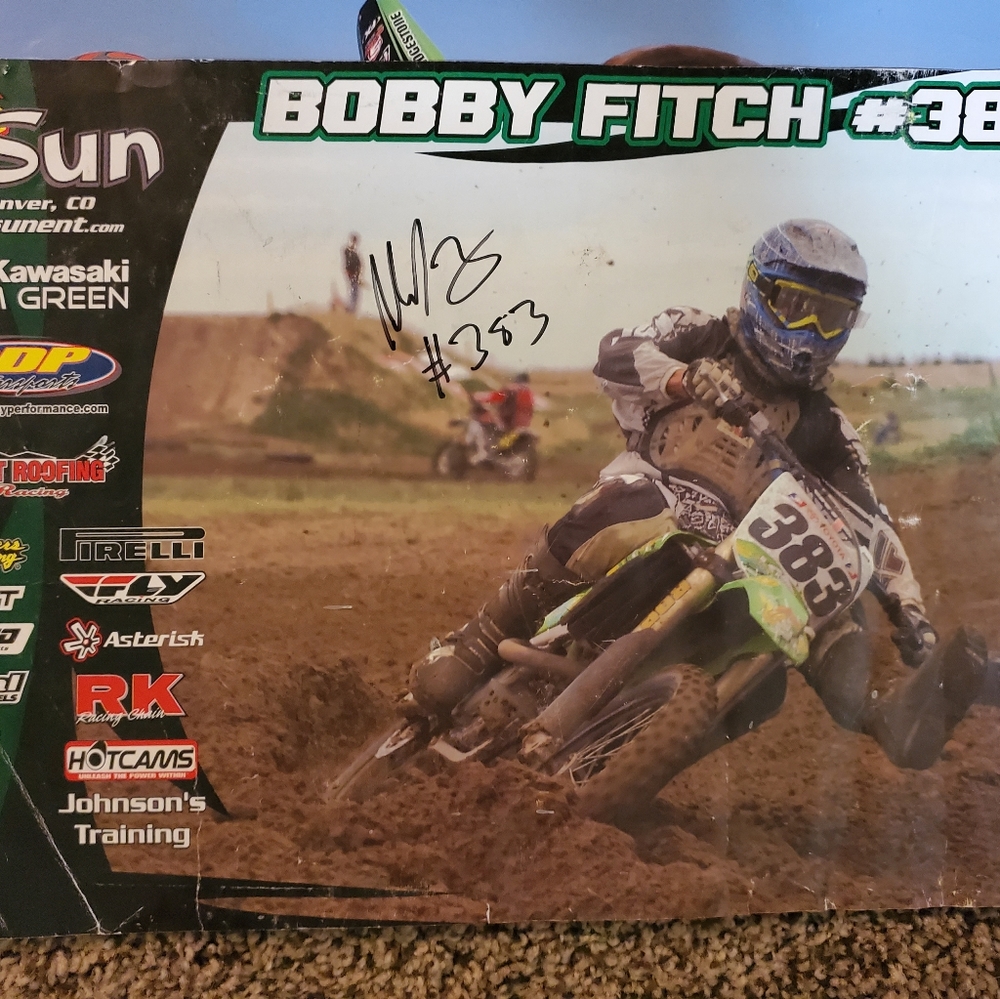 Signed poster
